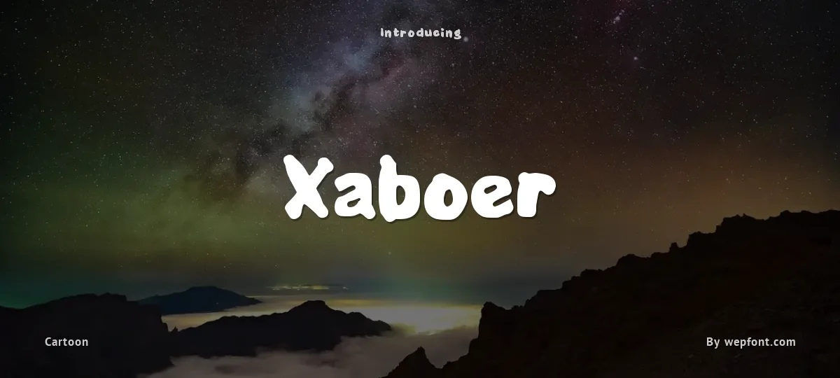 Xaboer font preview