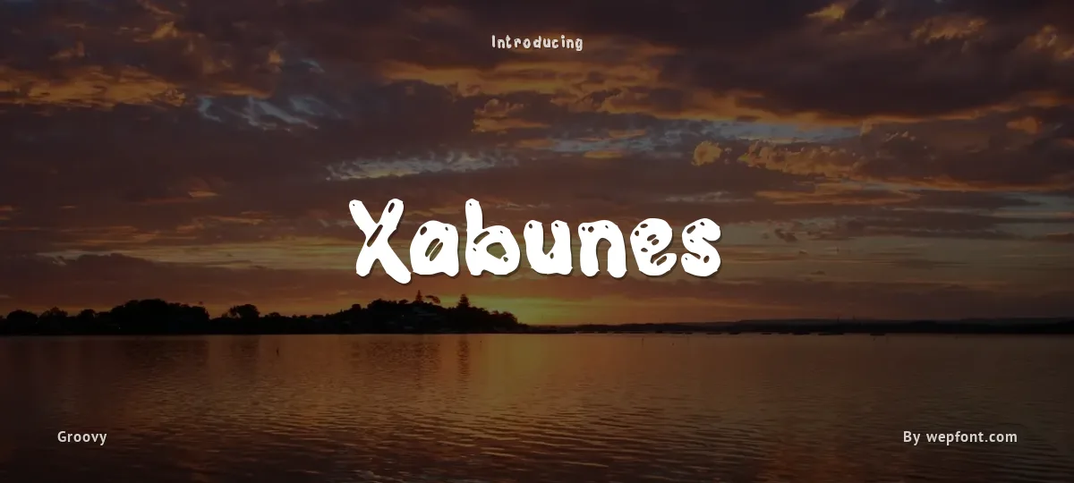 Xabunes font preview