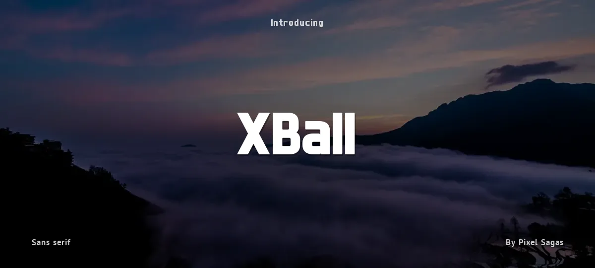XBall font preview
