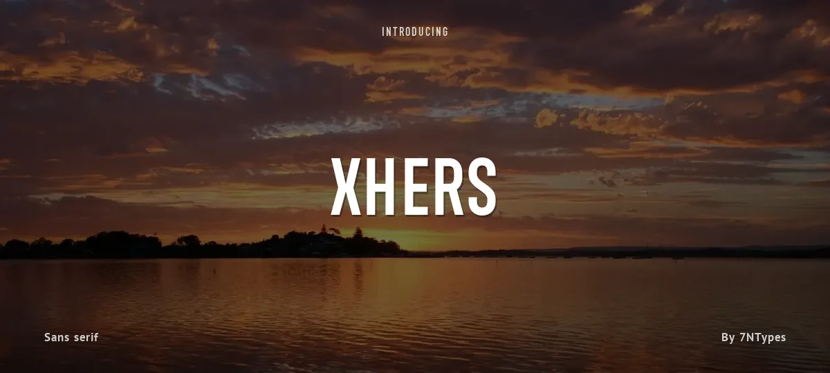 Xhers font preview