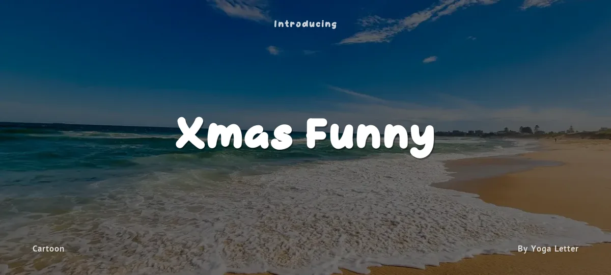 Xmas Funny font preview