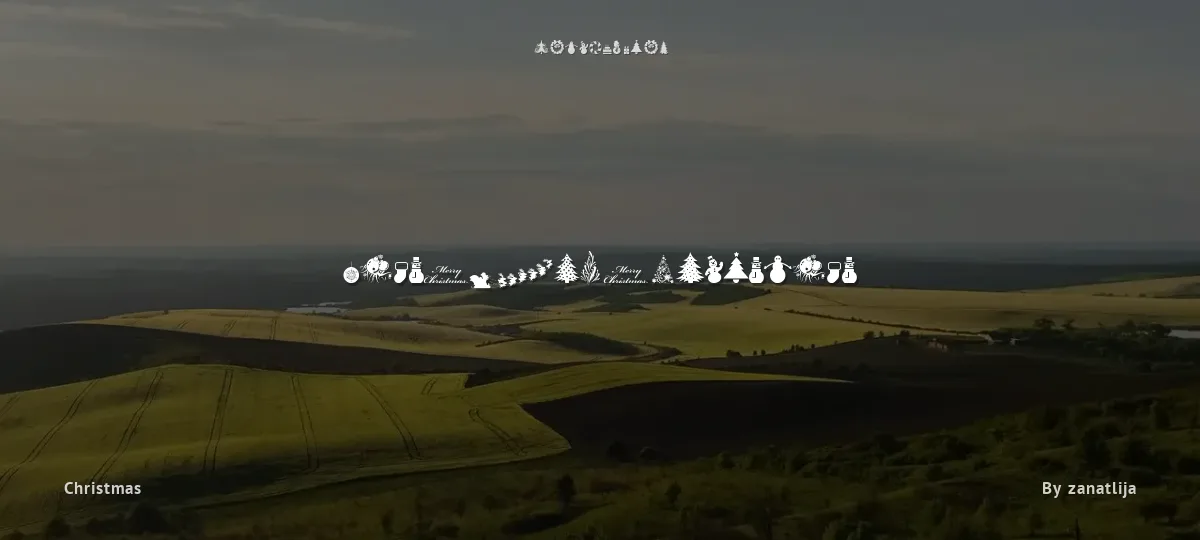 Xmas TFB Christmas font preview