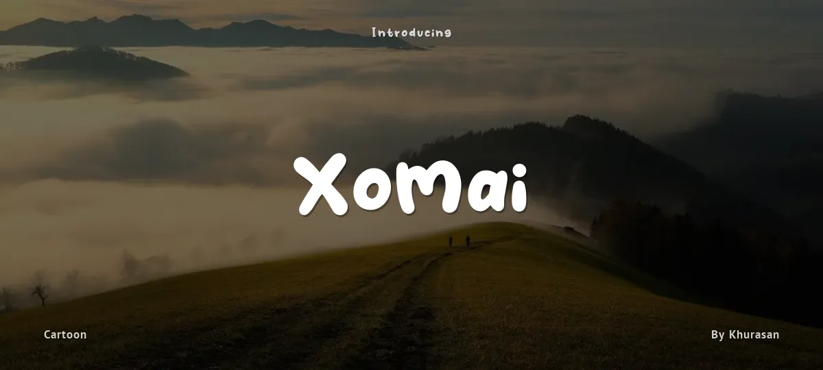 Xomai font preview