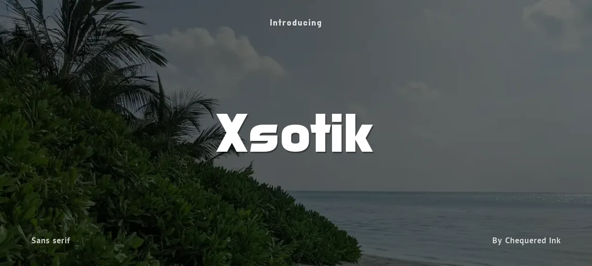 Xsotik font preview