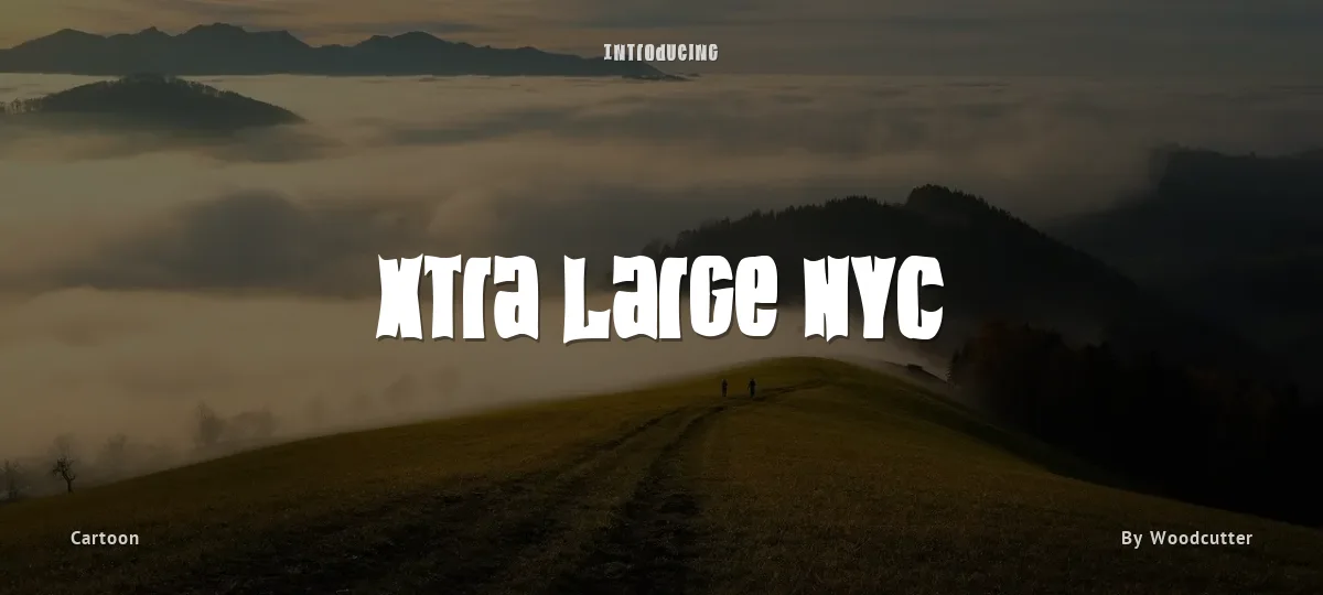 Xtra Large NYC font preview