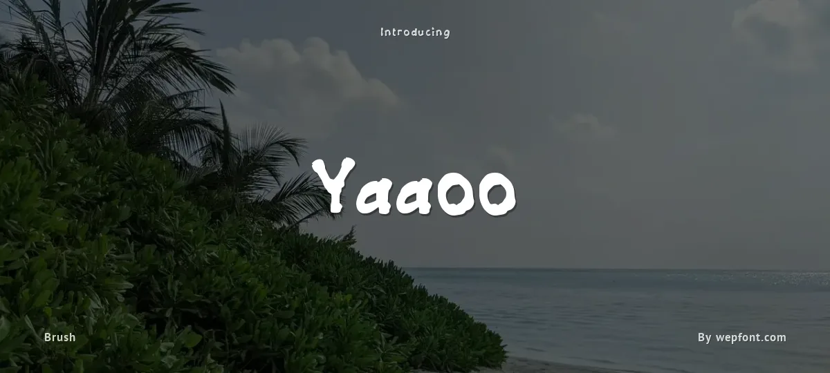 Yaaoo font preview