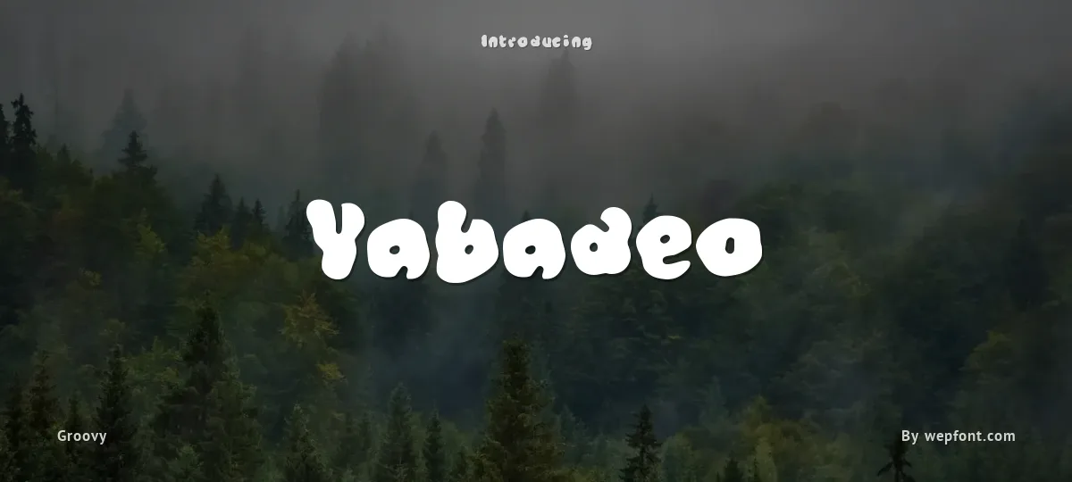Yabadeo font preview