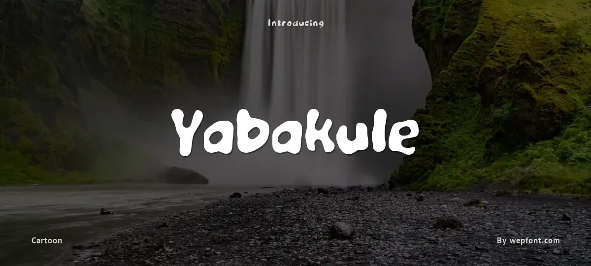 Yabakule font preview