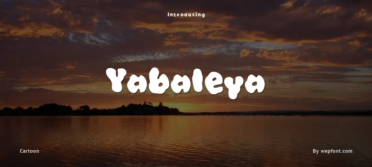 Yabaleya font preview