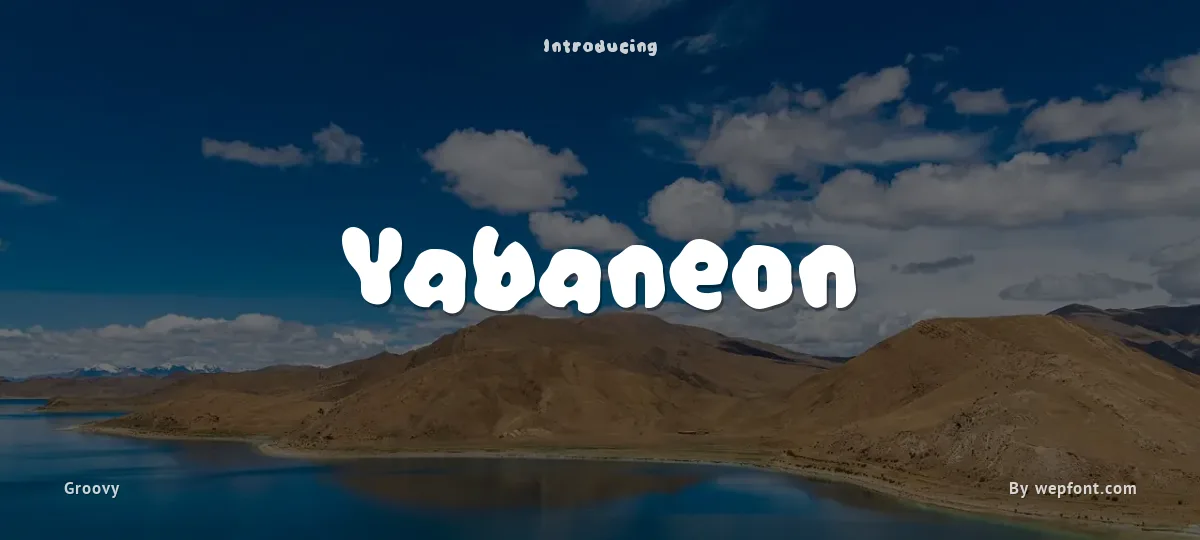 Yabaneon font preview