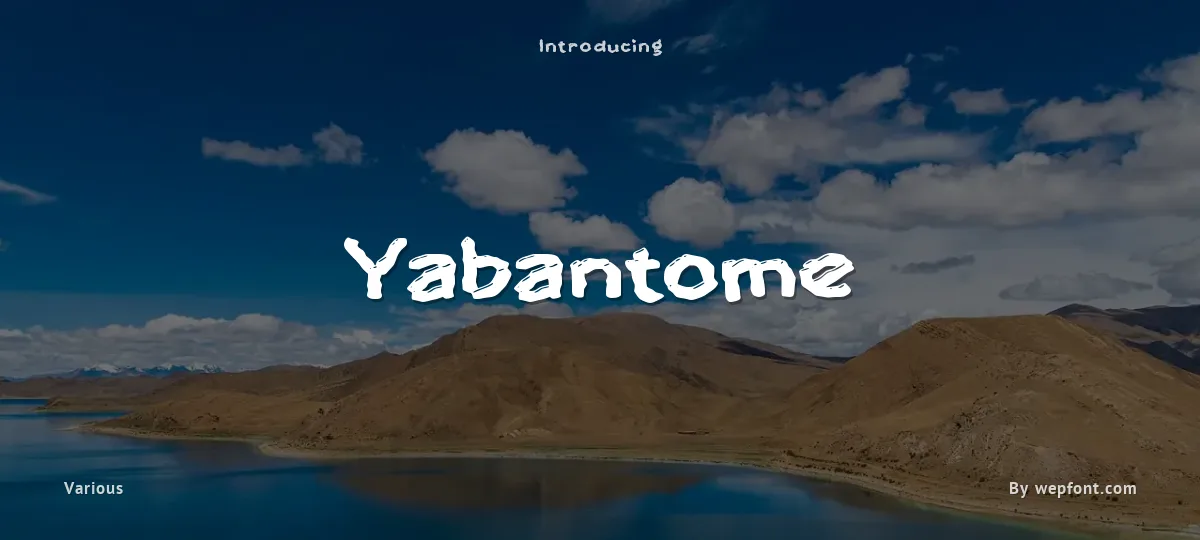 Yabantome font preview