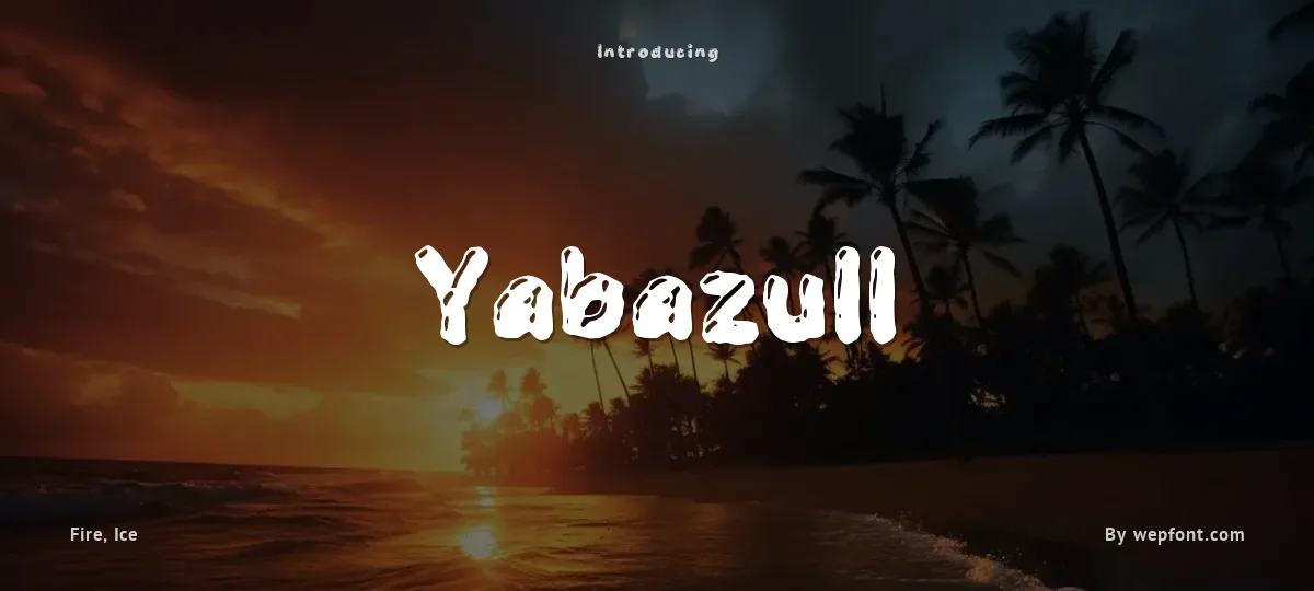 Yabazull font preview