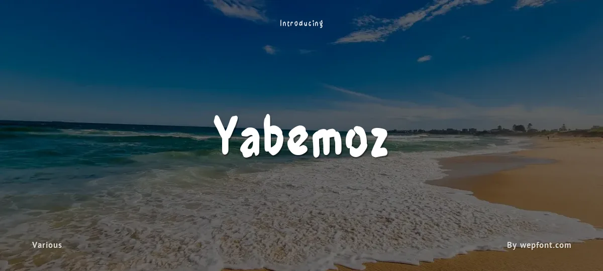 Yabemoz font preview