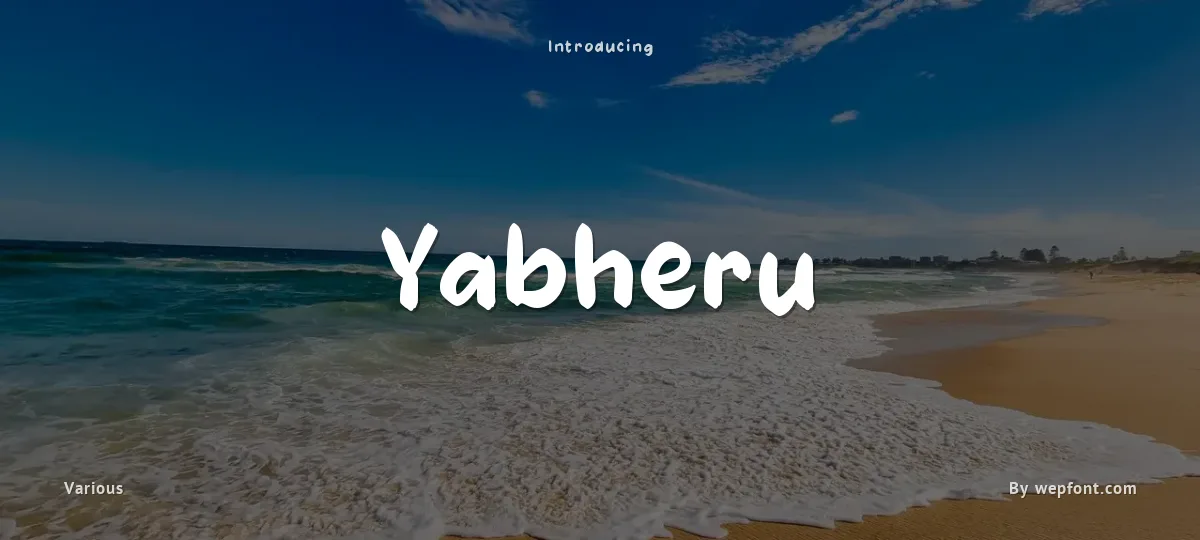 Yabheru font preview