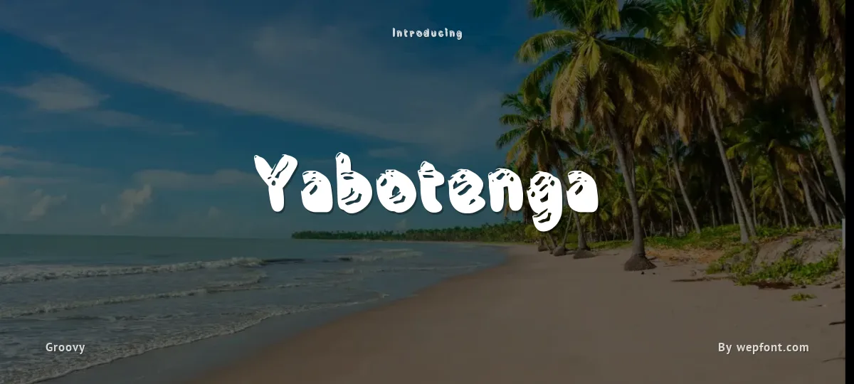 Yabotenga font preview