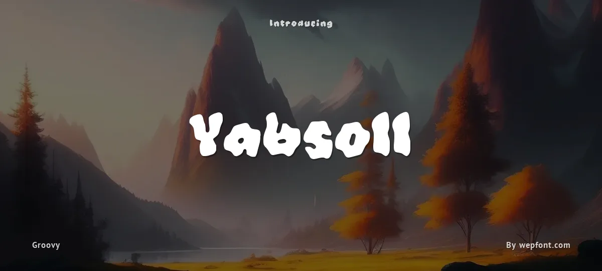 Yabsoll font preview