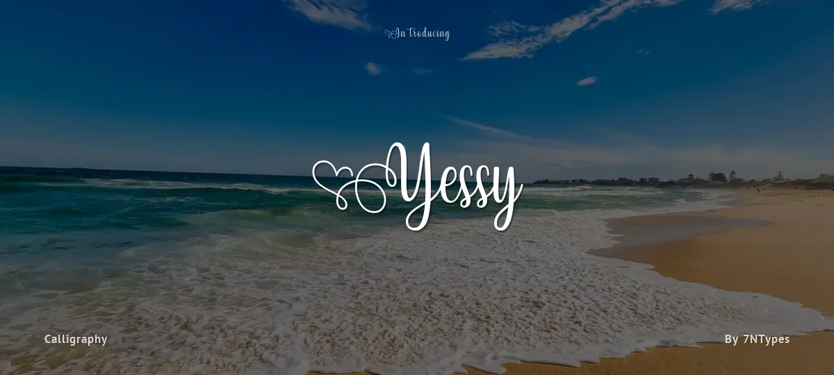 Yessy font preview