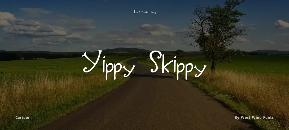 Yippy Skippy font preview