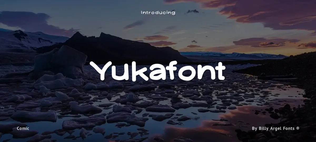 Yukafont font preview