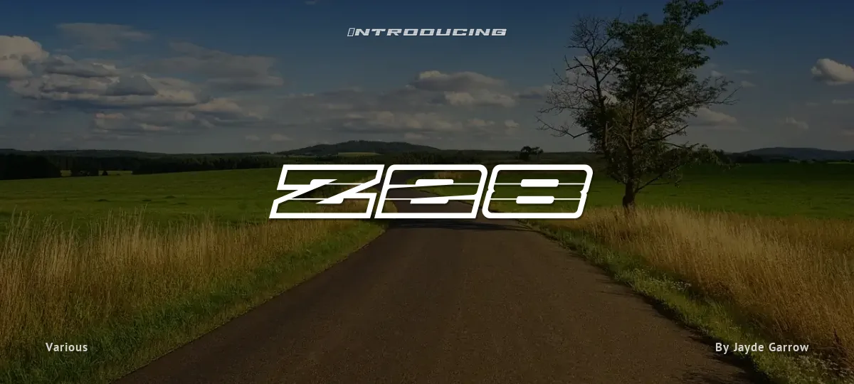 Z28 font preview