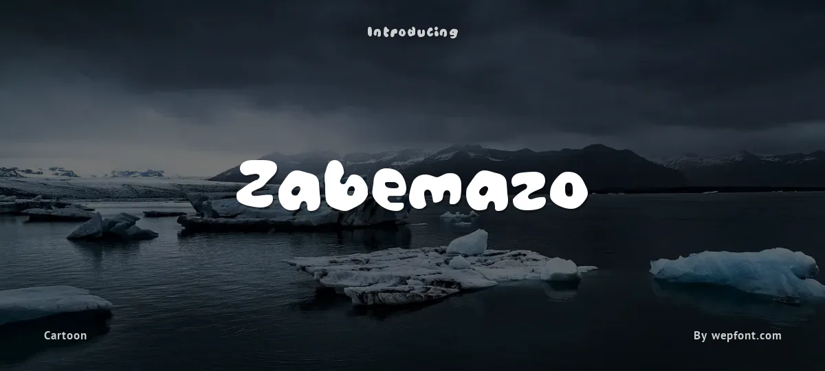 Zabemazo font preview