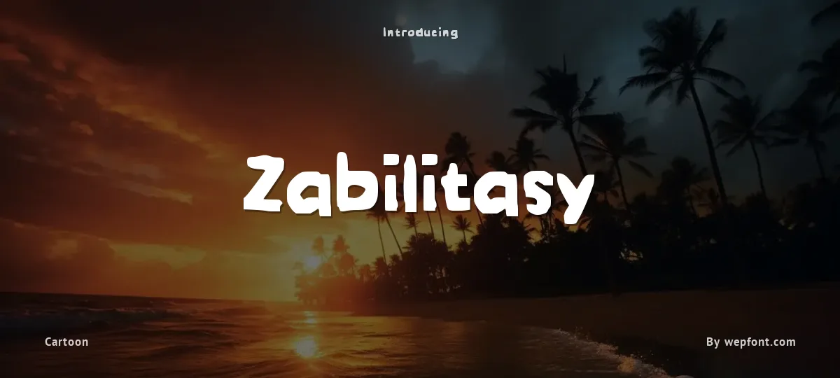 Zabilitasy font preview