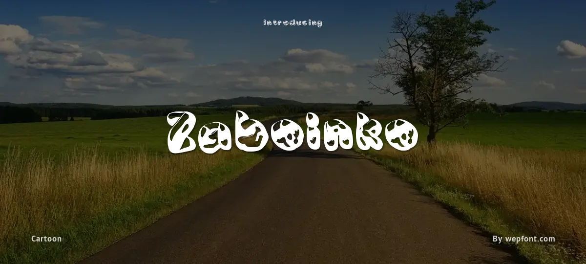 Zaboinko font preview