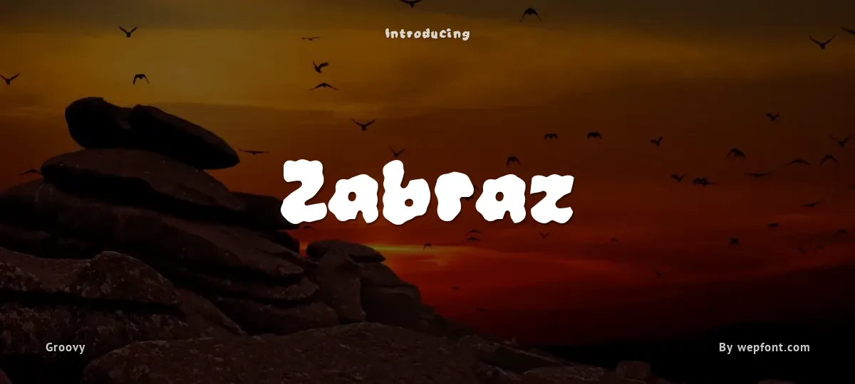 Zabraz font preview