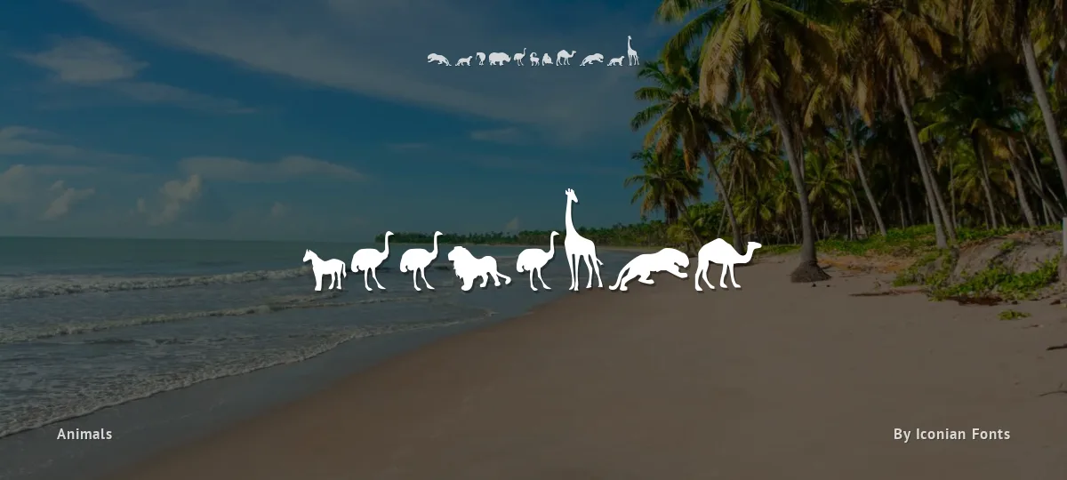 Zoologic font preview