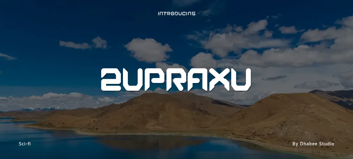 Zupraxu font preview